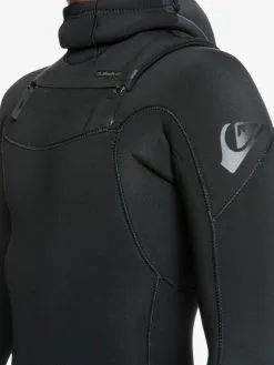 Quiksilver 4/3mm Everyday Sessions - Combinaison De Surf à Capuche Avec Zip Poitrine Pour Garçon -Surf Soldes eqbw203006 quiksilverw kvd0 frt4