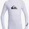 Quiksilver All Time - Lycra Manches Longues UPF 50 Pour Garçon 8-16 Ans