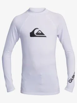 Quiksilver All Time - Lycra Manches Longues UPF 50 Pour Garçon 8-16 Ans