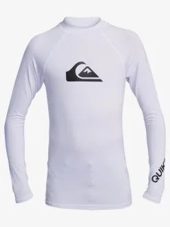 Quiksilver All Time - Lycra Manches Longues UPF 50 Pour Garçon 8-16 Ans -Surf Soldes eqbwr03128 quiksilverv wbb0 frt1