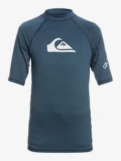 Quiksilver All Time - Lycra Manches Courtes UPF 50 Pour Garçon 8-16 Ans -Surf Soldes eqbwr03212 quiksilverv byjh frt1