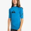 Quiksilver All Time - Lycra Manches Courtes UPF 50 Pour Garçon 8-16 Ans
