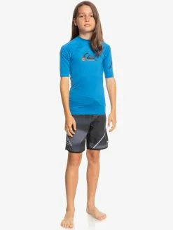Quiksilver All Time - Lycra Manches Courtes UPF 50 Pour Garçon 8-16 Ans -Surf Soldes eqbwr03212 quiksilverw brth frt9