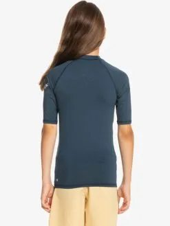 Quiksilver All Time - Lycra Manches Courtes UPF 50 Pour Garçon 8-16 Ans -Surf Soldes eqbwr03212 quiksilverw byjh bck1