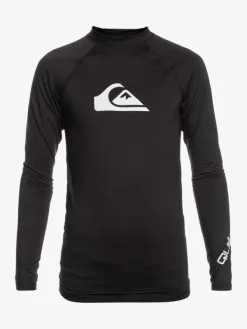 Quiksilver All Time - Lycra Manches Longues UPF 50 Pour Garçon 8-16 Ans