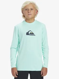 Quiksilver Solid Streak - Surf Tee Manches Longues UPF 50 Pour Garçon 8-16 Ans