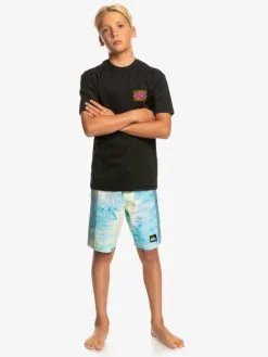 Quiksilver Radical Surf - Surf Tee UPF 50 Pour Garçon -Surf Soldes eqbwr03229 quiksilverw kvd0 frt9