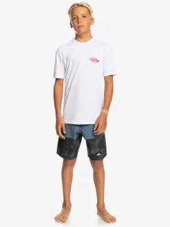 Quiksilver Radical Surf - Surf Tee UPF 50 Pour Garçon -Surf Soldes eqbwr03229 quiksilverw wbb0 frt9
