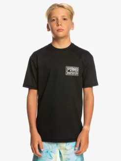 Quiksilver Mix Session - T-shirt De Surf à Manches Courtes Pour Garçon 8-16 Ans
