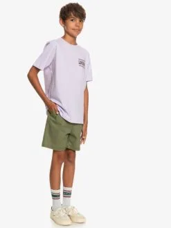 Quiksilver Taxer - Short Taille élastique Pour Garçon 8-16 Ans -Surf Soldes eqbws03330 quiksilverw gph0 frt9
