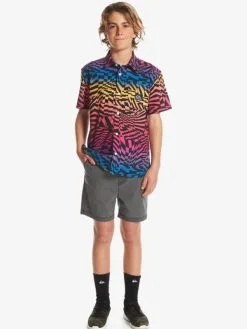 Quiksilver Taxer - Short Taille élastique Pour Garçon 8-16 Ans -Surf Soldes eqbws03330 quiksilverw kvj0 frt9