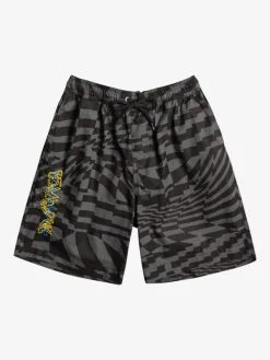 Quiksilver Radical Out - Short Taille élastique Pour Garçon 8-16 Ans