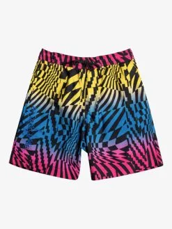 Quiksilver Radical Out - Short Taille élastique Pour Garçon 8-16 Ans