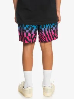 Quiksilver Radical Out - Short Taille élastique Pour Garçon 8-16 Ans -Surf Soldes eqbws03353 quiksilverw mmy6 bck1