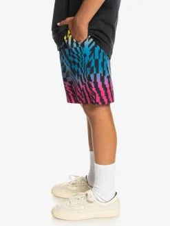 Quiksilver Radical Out - Short Taille élastique Pour Garçon 8-16 Ans -Surf Soldes eqbws03353 quiksilverw mmy6 frt2