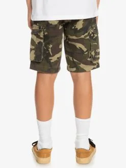 Quiksilver Crucial Battle - Short Cargo Pour Garçon 8-16 Ans -Surf Soldes eqbws03363 quiksilverw gpb6 bck1
