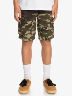 Quiksilver Crucial Battle - Short Cargo Pour Garçon 8-16 Ans -Surf Soldes eqbws03363 quiksilverw gpb6 frt1