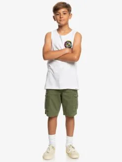 Quiksilver Crucial Battle - Short Cargo Pour Garçon 8-16 Ans -Surf Soldes eqbws03363 quiksilverw gph0 frt9
