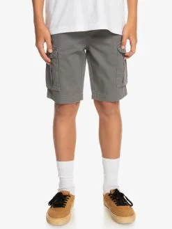 Quiksilver Crucial Battle - Short Cargo Pour Garçon 8-16 Ans -Surf Soldes eqbws03363 quiksilverw kze0 frt1