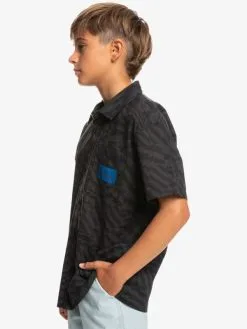 Quiksilver Radical Times - Chemise Manches Courtes Pour Garçon 8-16 Ans -Surf Soldes eqbwt03374 quiksilverw kvj6 frt2