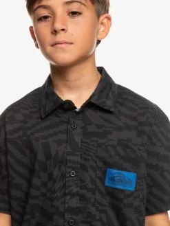 Quiksilver Radical Times - Chemise Manches Courtes Pour Garçon 8-16 Ans -Surf Soldes eqbwt03374 quiksilverw kvj6 frt3