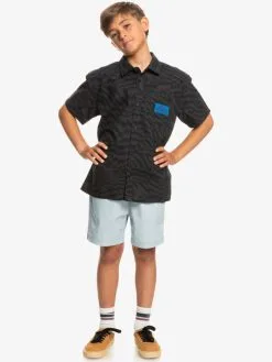 Quiksilver Radical Times - Chemise Manches Courtes Pour Garçon 8-16 Ans -Surf Soldes eqbwt03374 quiksilverw kvj6 frt9