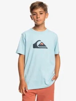 Quiksilver Comp Logo - T-shirt Pour Garçon -Surf Soldes eqbzt04369 quiksilverw bgc0 frt1
