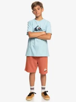 Quiksilver Comp Logo - T-shirt Pour Garçon -Surf Soldes eqbzt04369 quiksilverw bgc0 frt9