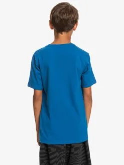 Quiksilver Comp Logo - T-shirt Pour Garçon -Surf Soldes eqbzt04369 quiksilverw brt0 bck1