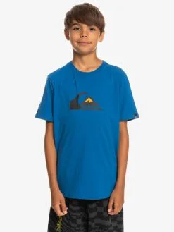 Quiksilver Comp Logo - T-shirt Pour Garçon -Surf Soldes eqbzt04369 quiksilverw brt0 frt1