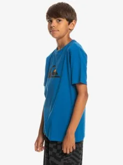 Quiksilver Comp Logo - T-shirt Pour Garçon -Surf Soldes eqbzt04369 quiksilverw brt0 frt2