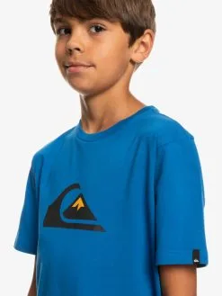 Quiksilver Comp Logo - T-shirt Pour Garçon -Surf Soldes eqbzt04369 quiksilverw brt0 frt3