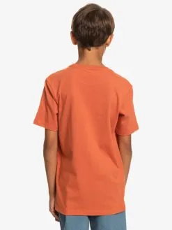 Quiksilver Comp Logo - T-shirt Pour Garçon -Surf Soldes eqbzt04369 quiksilverw cms0 bck1