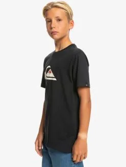 Quiksilver Comp Logo - T-shirt Pour Garçon -Surf Soldes eqbzt04369 quiksilverw kvj0 frt2