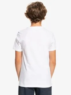 Quiksilver Comp Logo - T-shirt Pour Garçon -Surf Soldes eqbzt04369 quiksilverw wbb0 bck1