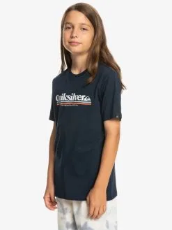 Quiksilver Between The Lines - T-shirt Pour Garçon 8-16 Ans -Surf Soldes eqbzt04584 quiksilverw byj0 frt2