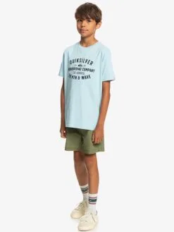 Quiksilver QS Surf Lockup - T-shirt Pour Garçon 8-16 Ans -Surf Soldes eqbzt04585 quiksilverw bgc0 frt9