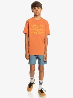 Quiksilver QS Surf Lockup - T-shirt Pour Garçon 8-16 Ans -Surf Soldes eqbzt04585 quiksilverw cms0 frt9