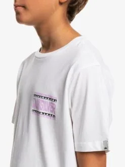 Quiksilver Warped Frames - T-shirt Pour Garçon 8-16 Ans -Surf Soldes eqbzt04589 quiksilverw wbb0 frt3