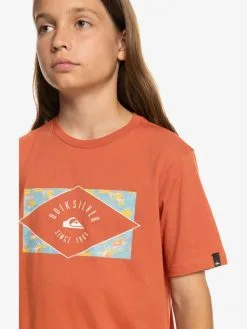 Quiksilver Circled Line - T-shirt Pour Garçon 8-16 Ans -Surf Soldes eqbzt04590 quiksilverw cms0 frt3