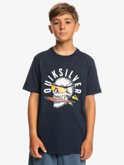 Quiksilver QS Rockin Skull - T-shirt Pour Garçon 8-16 Ans -Surf Soldes eqbzt04592 quiksilverw byj0 frt1