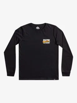 Quiksilver Retro Fade - T-shirt Manches Longues Pour Garçon 8-16 Ans