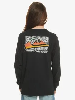 Quiksilver Retro Fade - T-shirt Manches Longues Pour Garçon 8-16 Ans -Surf Soldes eqbzt04603 quiksilverw kvj0 bck1