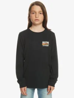 Quiksilver Retro Fade - T-shirt Manches Longues Pour Garçon 8-16 Ans -Surf Soldes eqbzt04603 quiksilverw kvj0 frt1