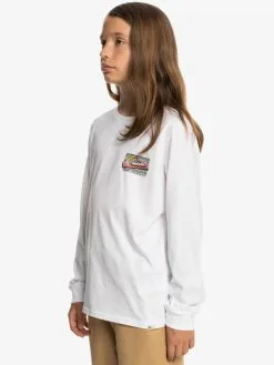 Quiksilver Retro Fade - T-shirt Manches Longues Pour Garçon 8-16 Ans -Surf Soldes eqbzt04603 quiksilverw wbb0 frt2