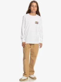 Quiksilver Retro Fade - T-shirt Manches Longues Pour Garçon 8-16 Ans -Surf Soldes eqbzt04603 quiksilverw wbb0 frt9