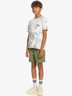 Quiksilver Diamond Heritage - T-shirt Pour Garçon 8-16 Ans -Surf Soldes eqbzt04605 quiksilverw sfv0 frt9