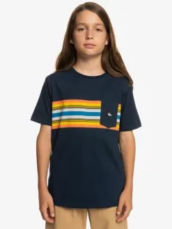 Quiksilver Surfadelica Stripe - T-shirt Avec Poche Pour Garçon 8-16 Ans -Surf Soldes eqbzt04608 quiksilverw byj0 frt1