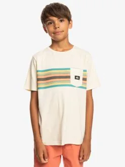 Quiksilver Surfadelica Stripe - T-shirt Avec Poche Pour Garçon 8-16 Ans -Surf Soldes eqbzt04608 quiksilverw wdw0 frt1