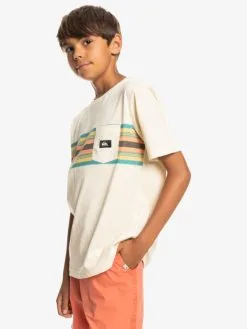 Quiksilver Surfadelica Stripe - T-shirt Avec Poche Pour Garçon 8-16 Ans -Surf Soldes eqbzt04608 quiksilverw wdw0 frt2